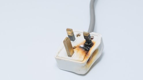 Burnt plug